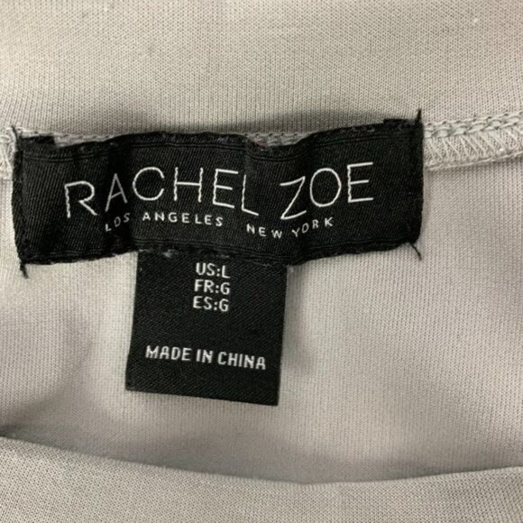 Rachel Zoe Womens Sage Green Drawstring Hem Pullover Top Size Large - Picture 3 of 9